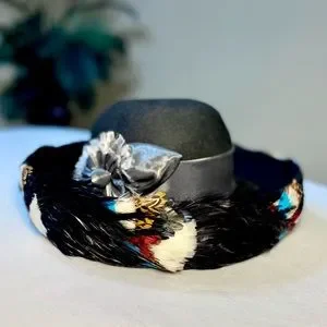 B Michael | Accessories | Designers Hat Brimmed Embellished 